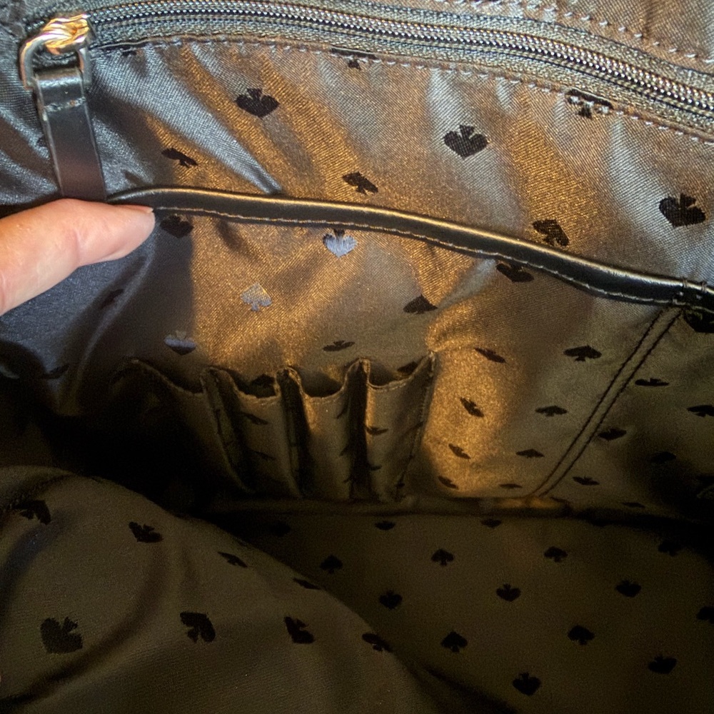 kate spade Black Nylon Laptop Briefcase with Shoulder Strap - Picture 9 of 10